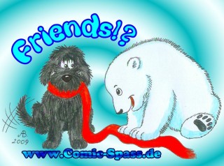 Eisbaer & Hund - Friends!?